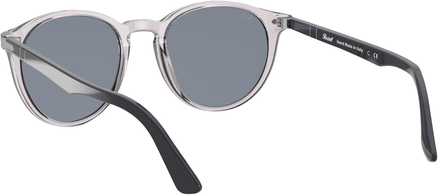 Persol PO3152S Round Sunglasses(Smoke/Light Blue) - Persol Eyewear ...